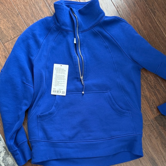 lululemon athletica Tops - Lululemon scuba oversized funnel neck half zip